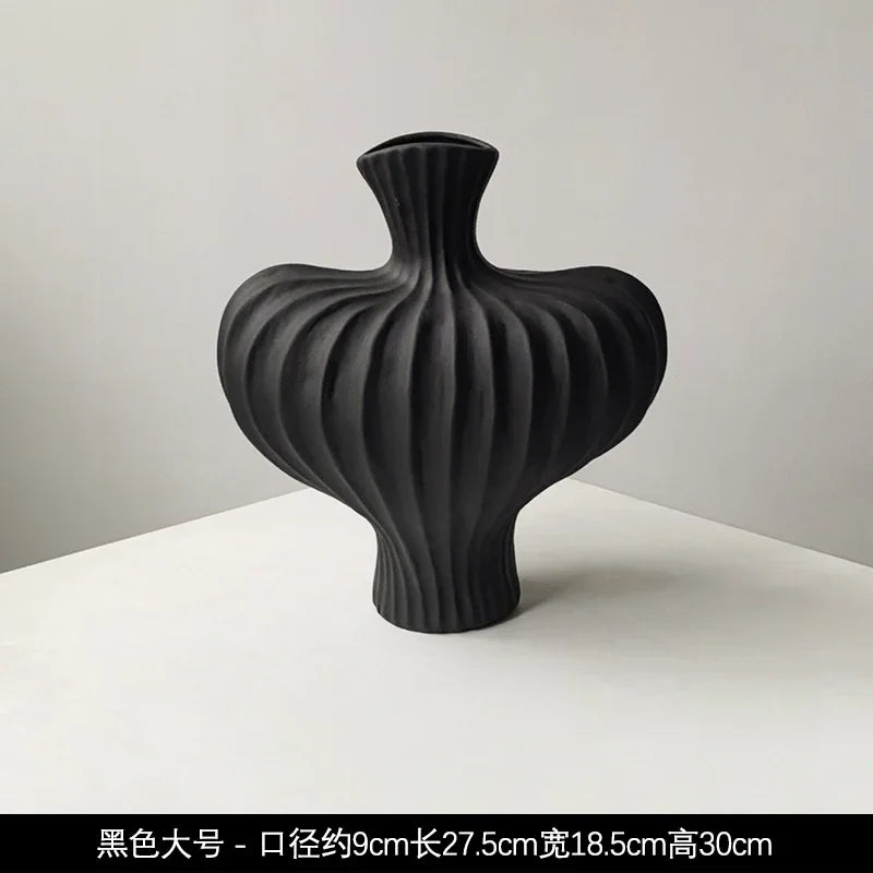 Organic Wabi-Sabi Ceramic Vase