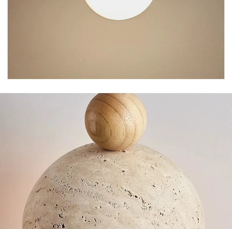Wabi-Sabi Stone Pendant Chandelier