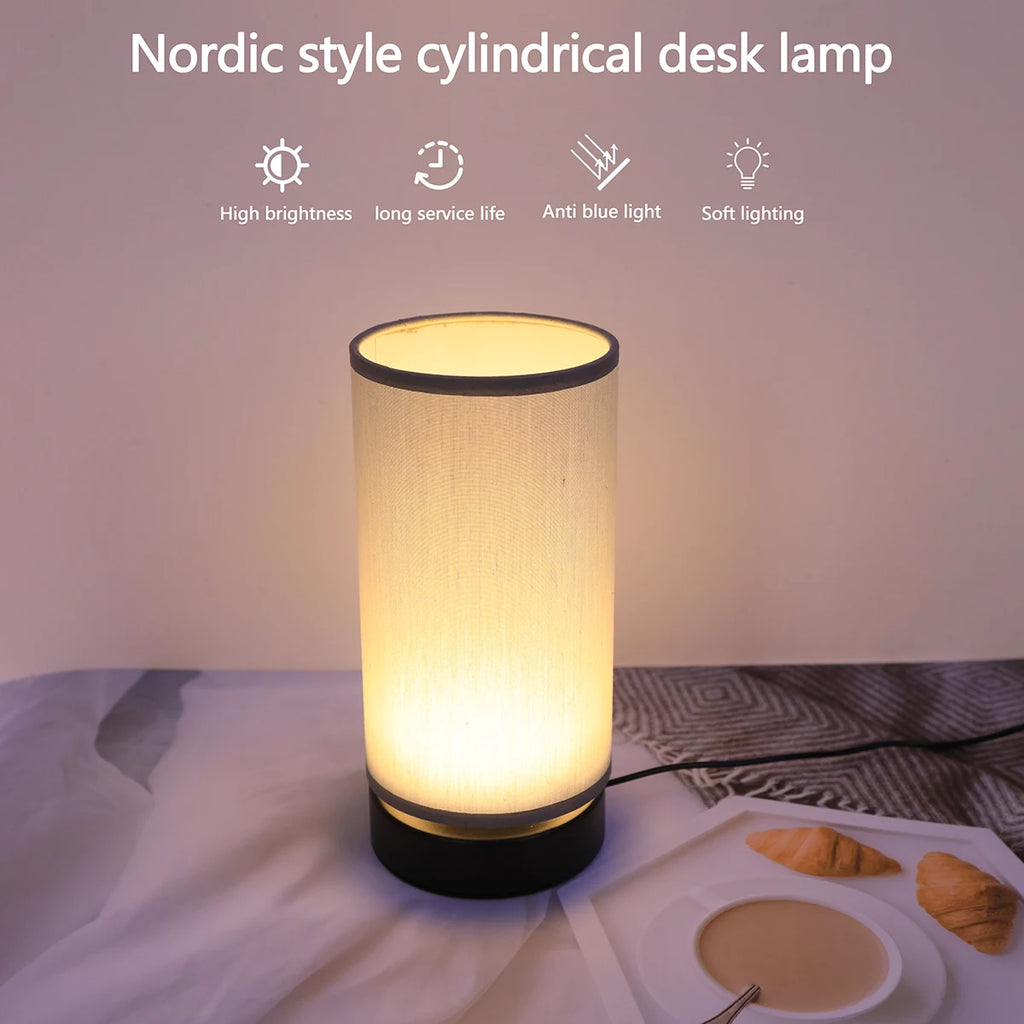 Fabric Shade Desk Lamp