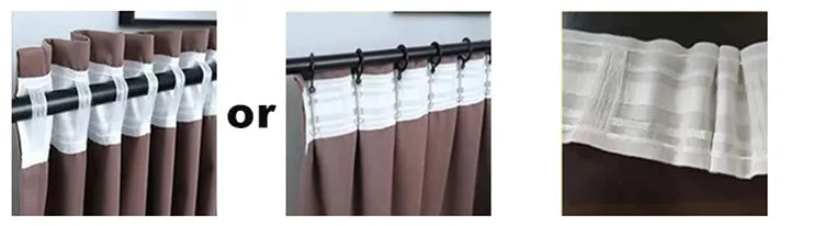 Modern Tulle Sheer Curtains