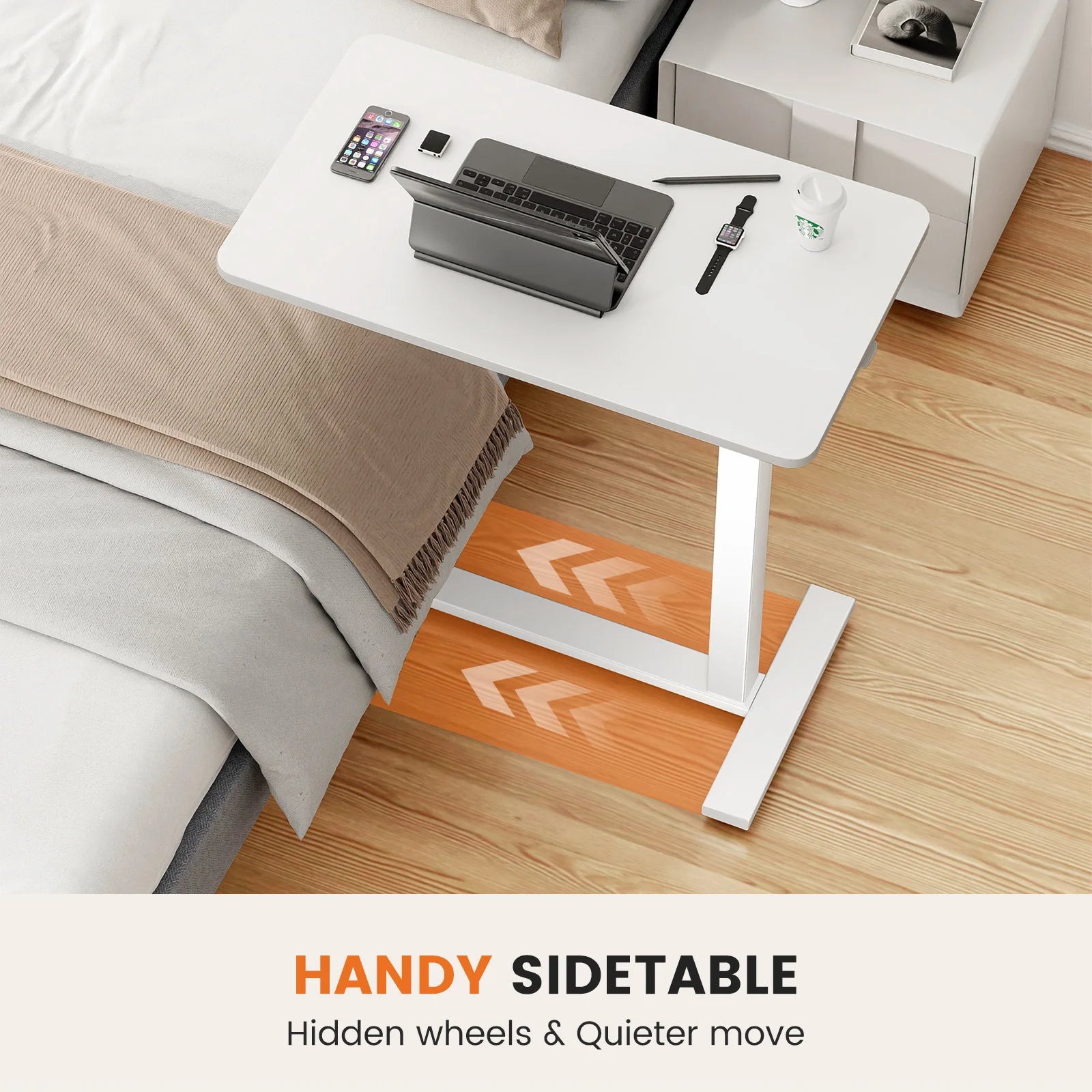 Slim Side Table Nightstand