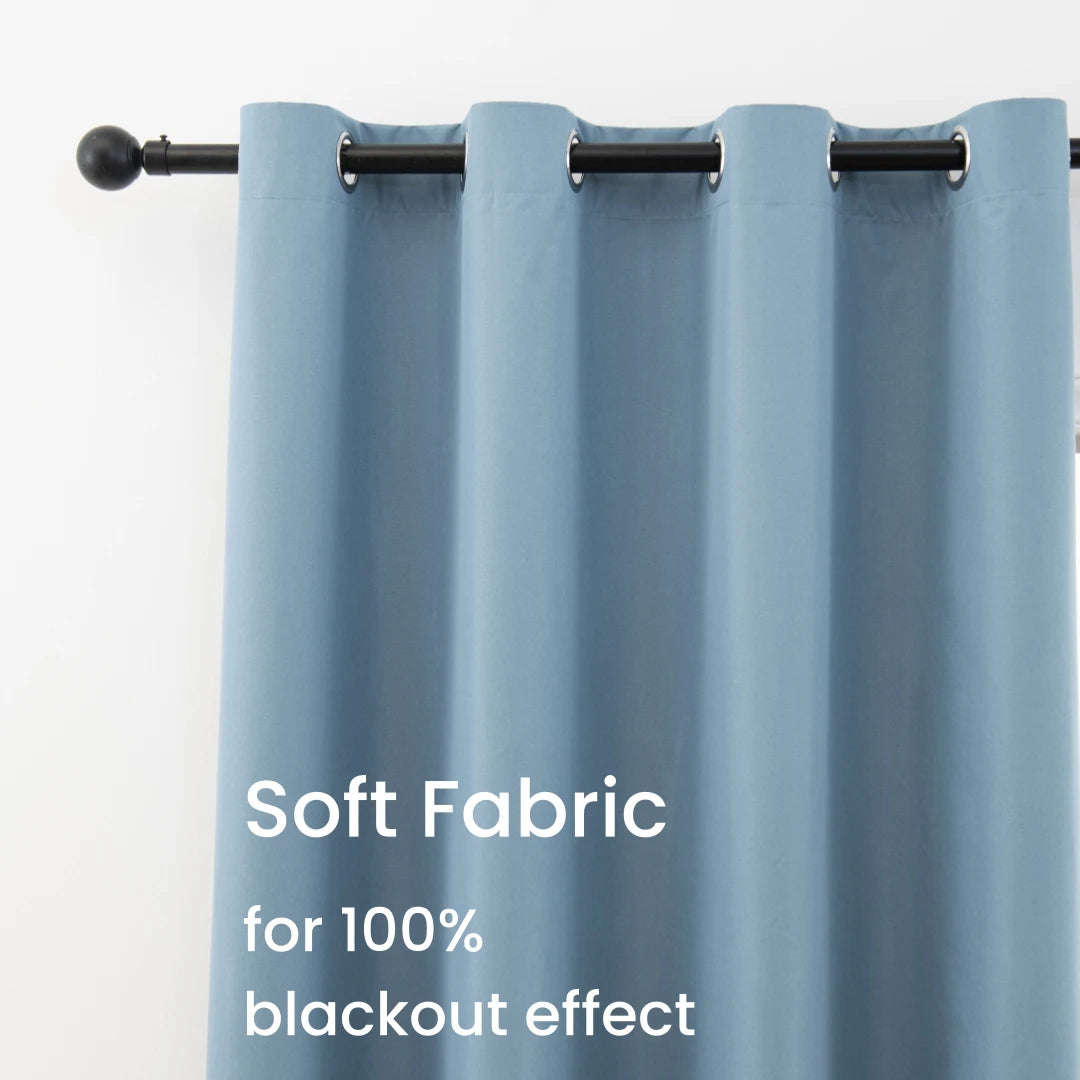 Modern Linen Blackout Curtains