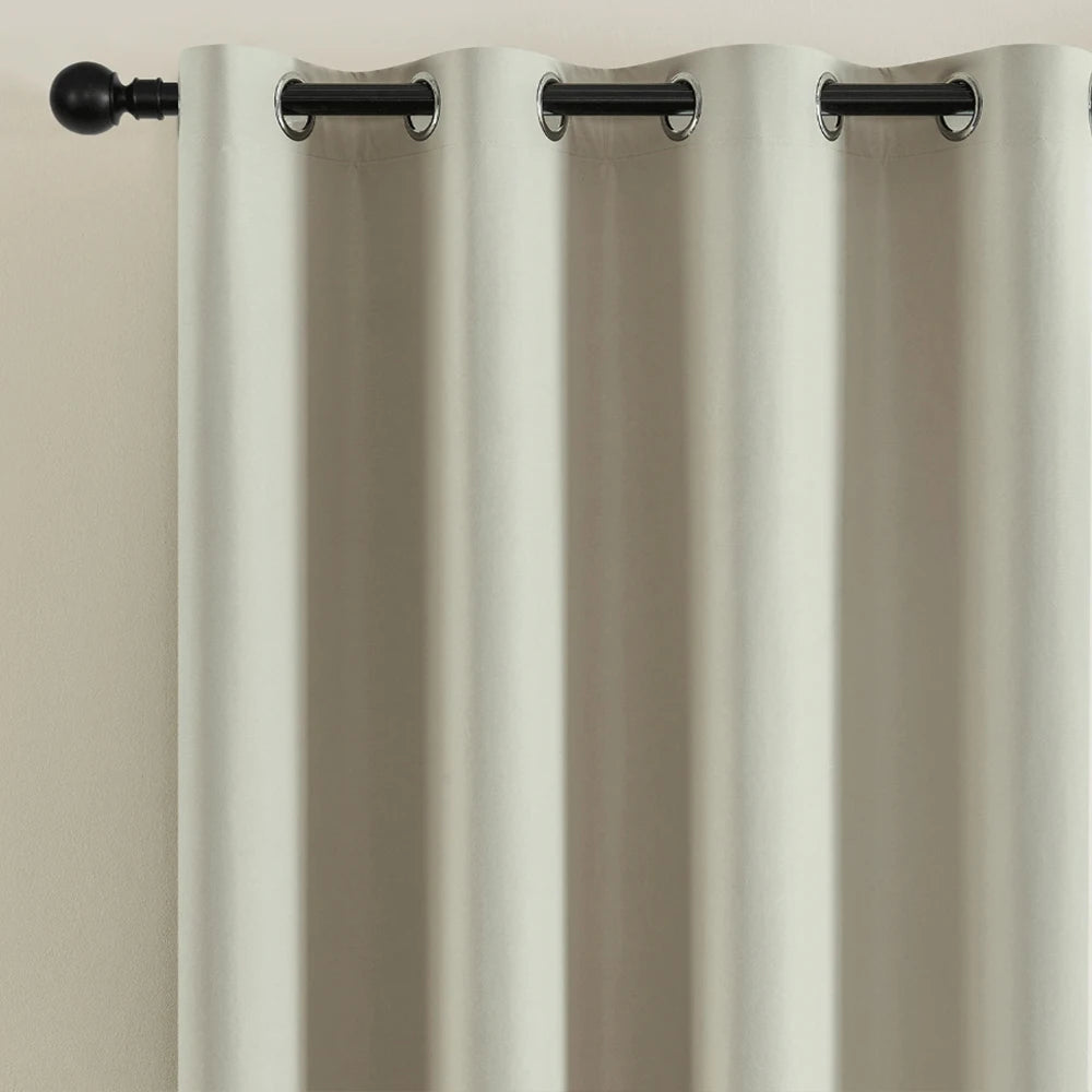 Modern Linen Blackout Curtain