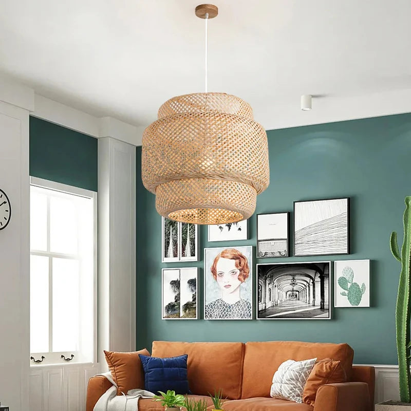 Japanese Bamboo Pendant Lamp