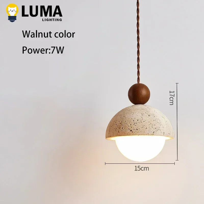 Wabi-Sabi Stone Pendant Chandelier