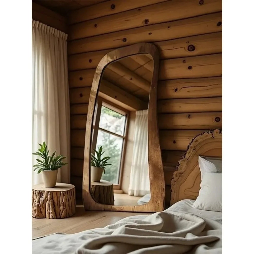 Irregular Full-Length Wall Mirror