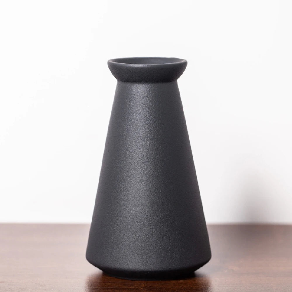 Matte Frosted Ceramic Bud Vase
