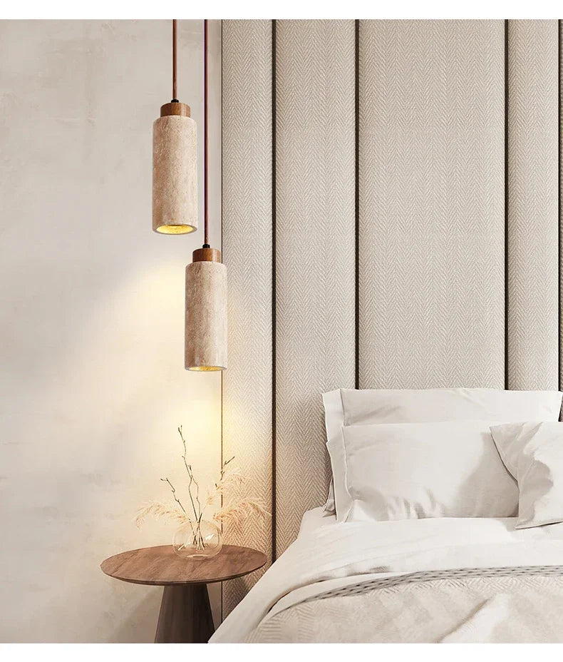 Wabi-Sabi Stone Pendant Chandelier
