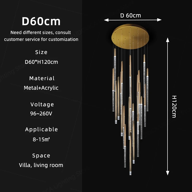 Modern Wood Pendant Chandelier