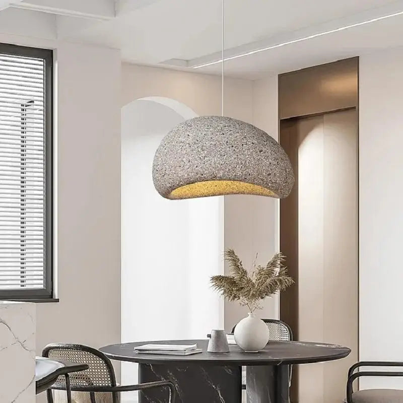 Wabi-Sabi Stone Pendant Chandelier