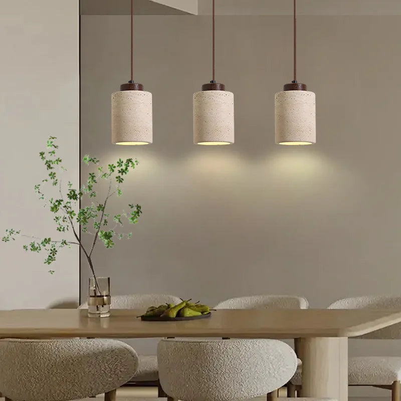 Wabi-Sabi Stone Bedside Lamp