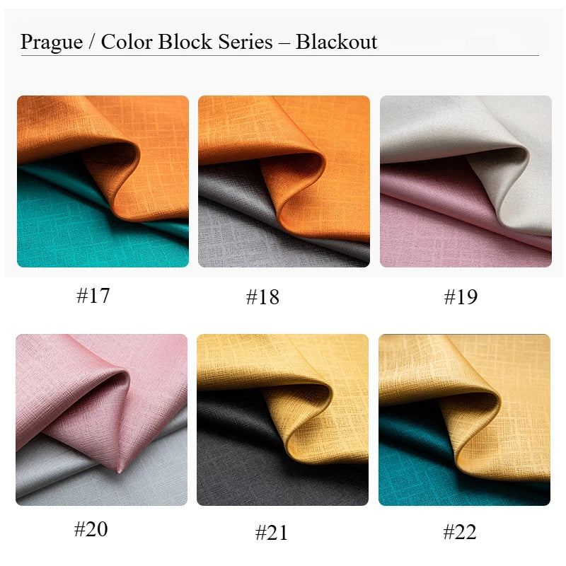 Modern Linen Blackout Curtains