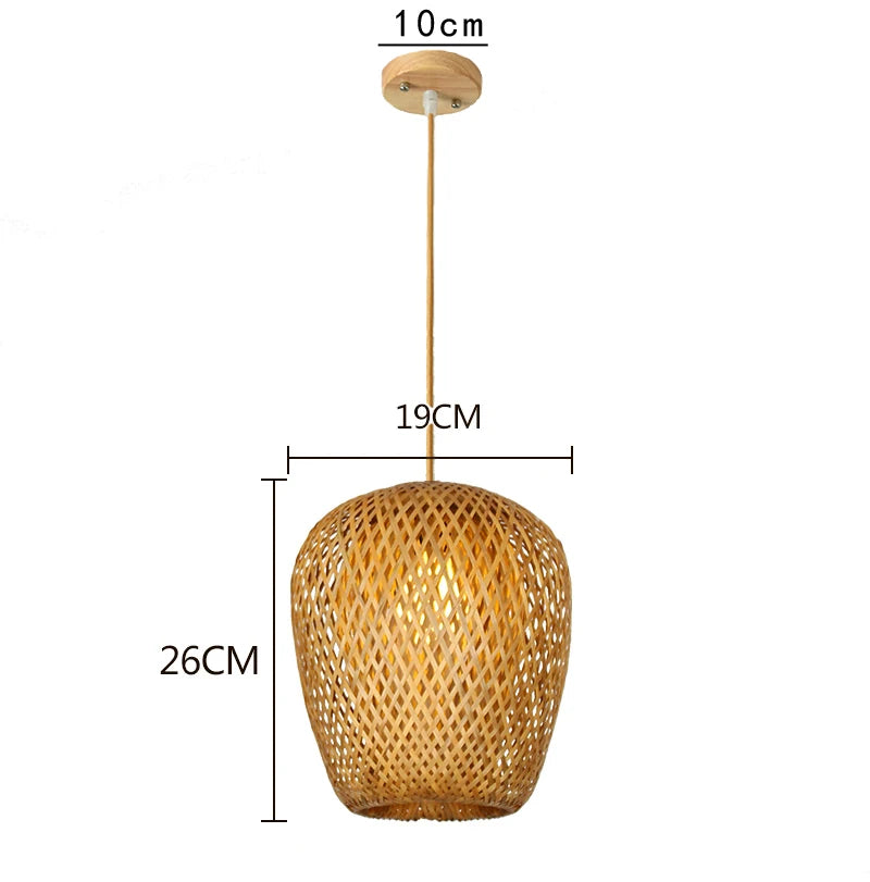 Japanese Bamboo Pendant Lamp
