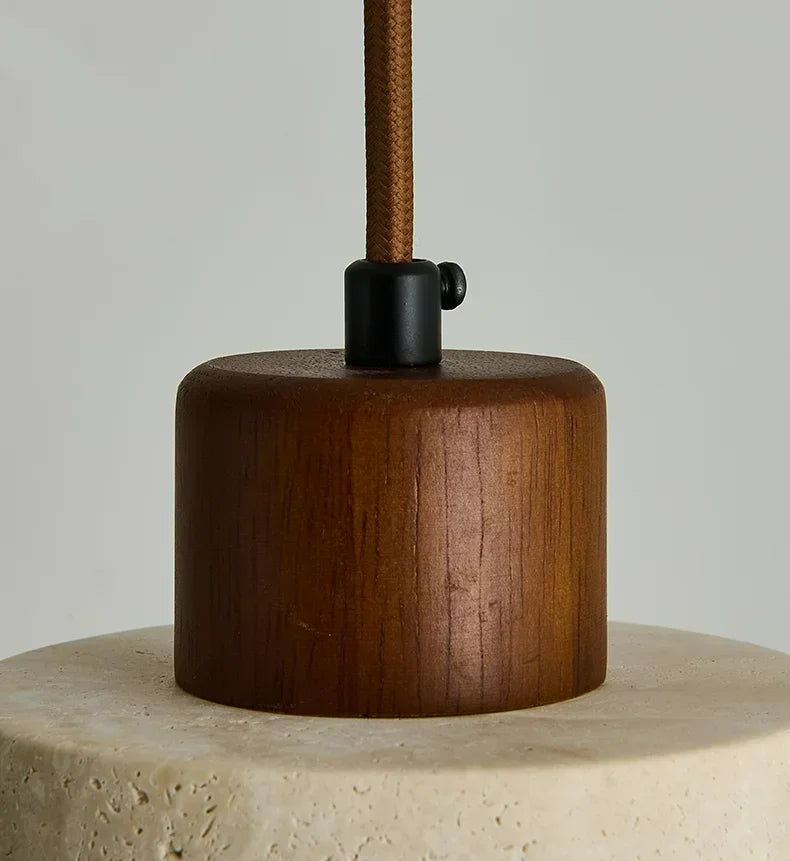 Japanese Wooden Pendant Lamp
