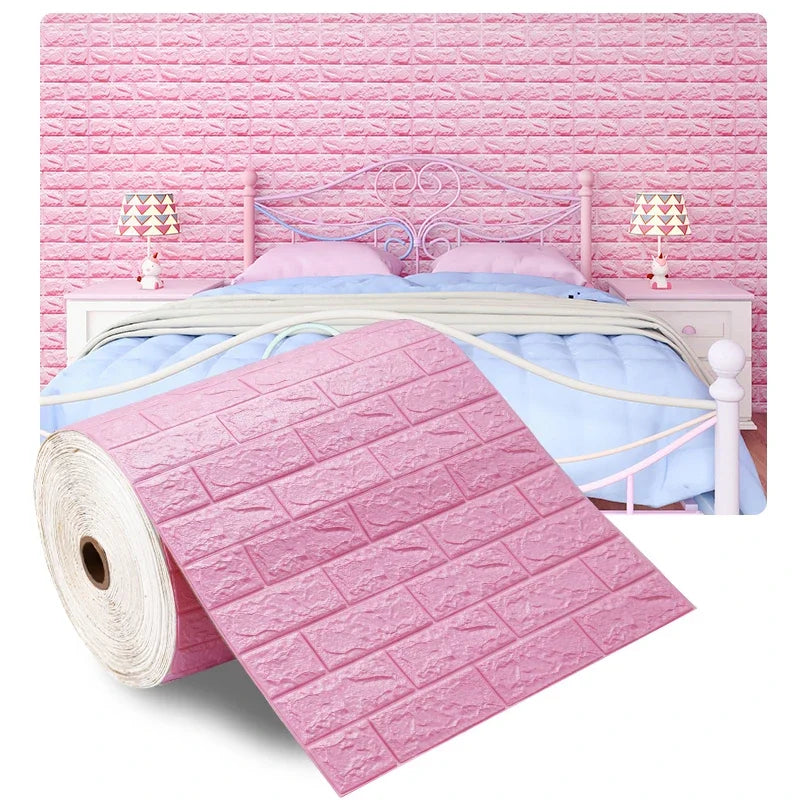 3D Brick Wall Panel Stickers