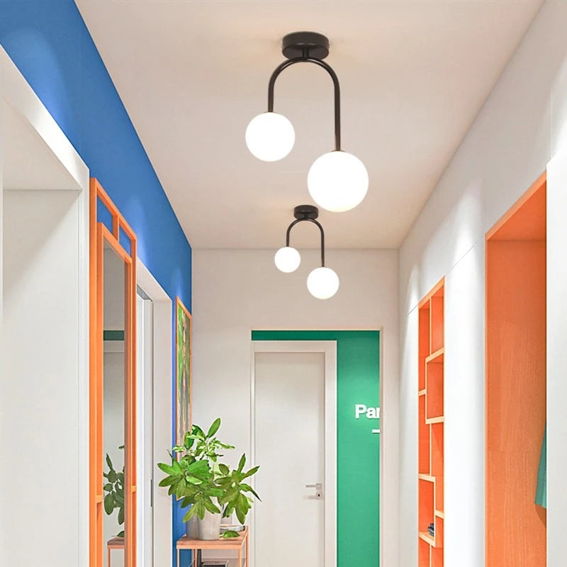 Nordic Glass Ceiling Light