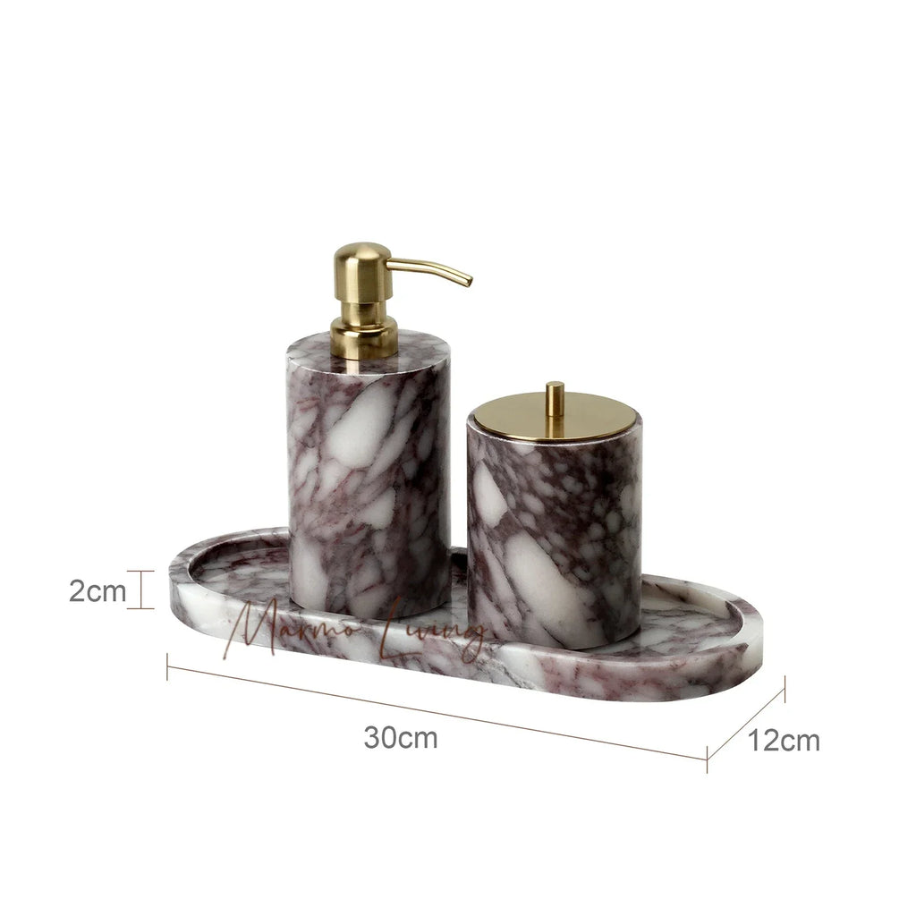 Calacatta Viola Bath Set
