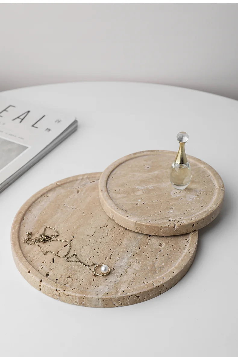 Travertine Display Tray