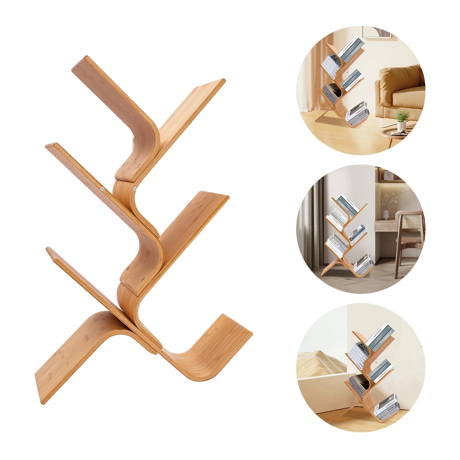 Bamboo Desktop Bookshelf