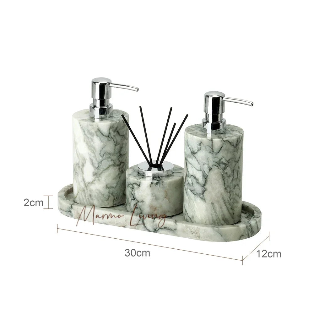 Emerald Marble Bathroom Set