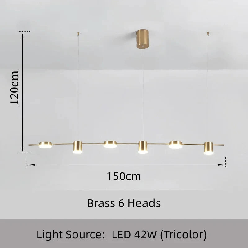Modern LED Linear Chandelier