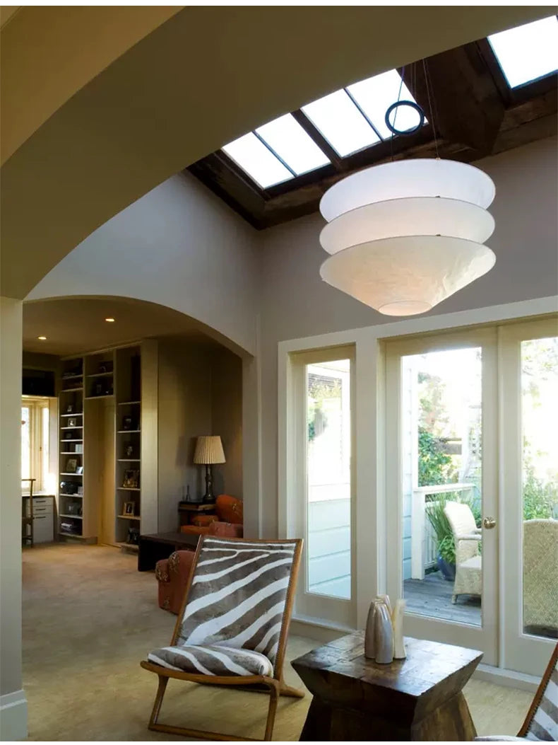 Wabi-Sabi Fabric Pendant Chandelier