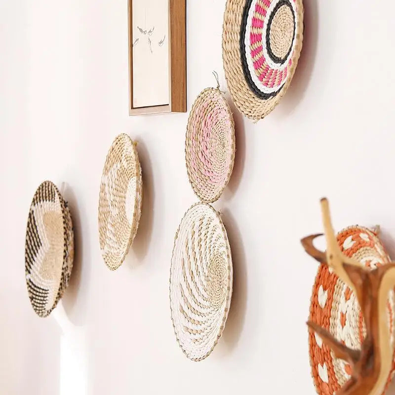 Boho Woven Wall Basket