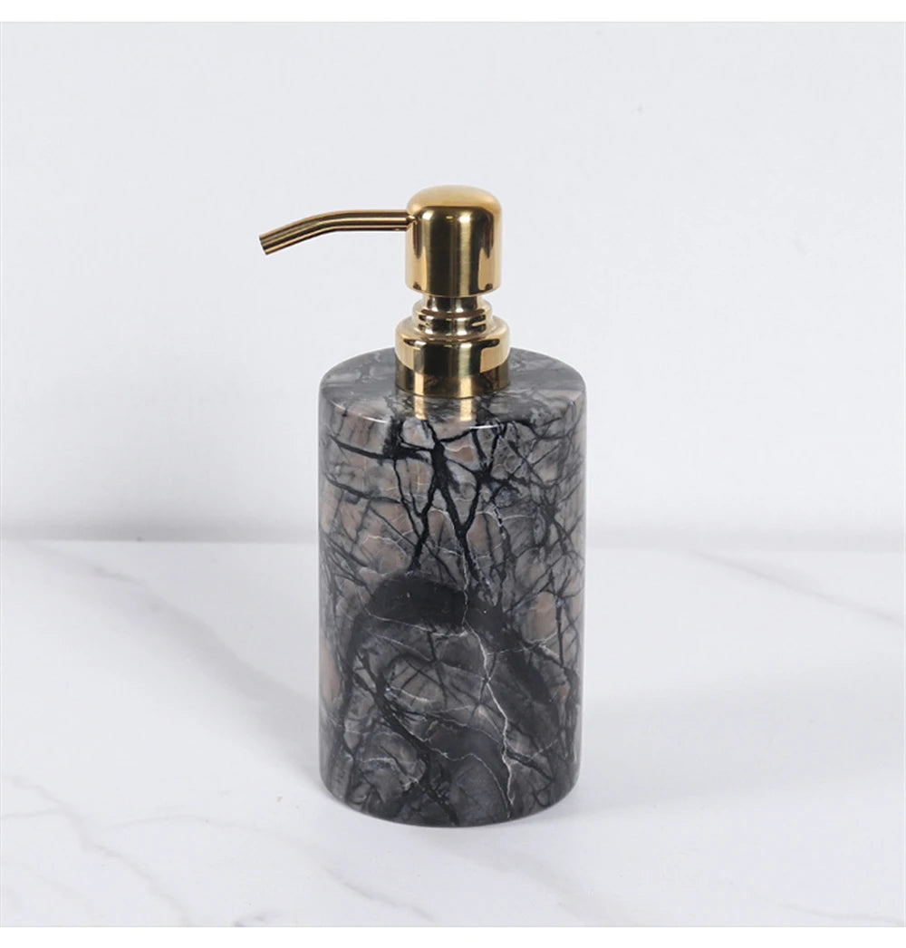Grey Marble Bathroom Set