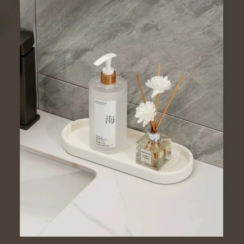 Travertine Stone Vanity Tray