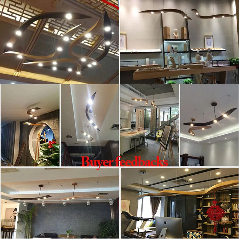 Modern Wood Pendant Lamp