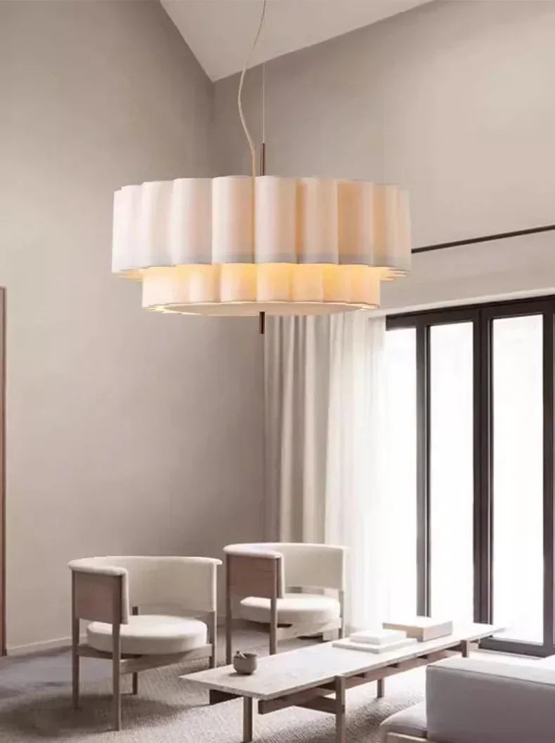 Wabi-Sabi Fabric Pendant Chandelier