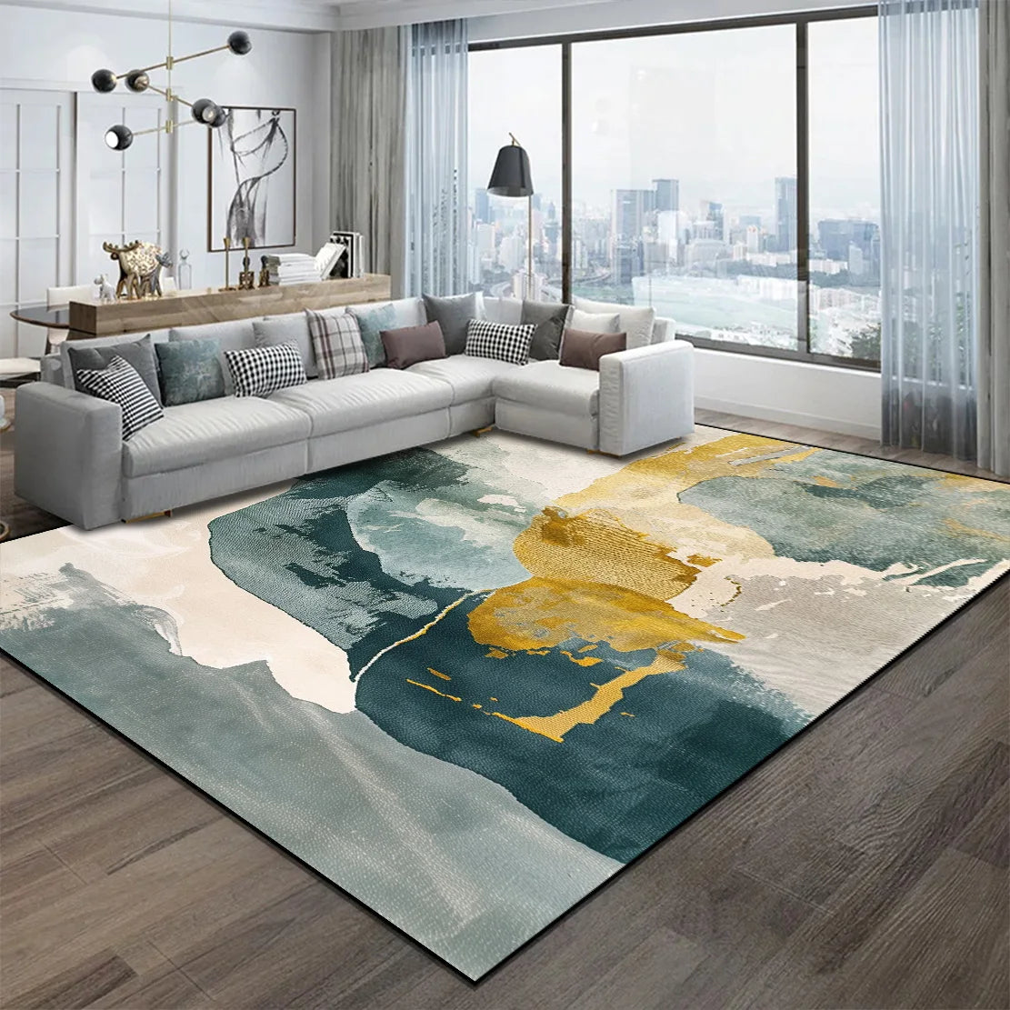 Abstract Nordic Area Rug