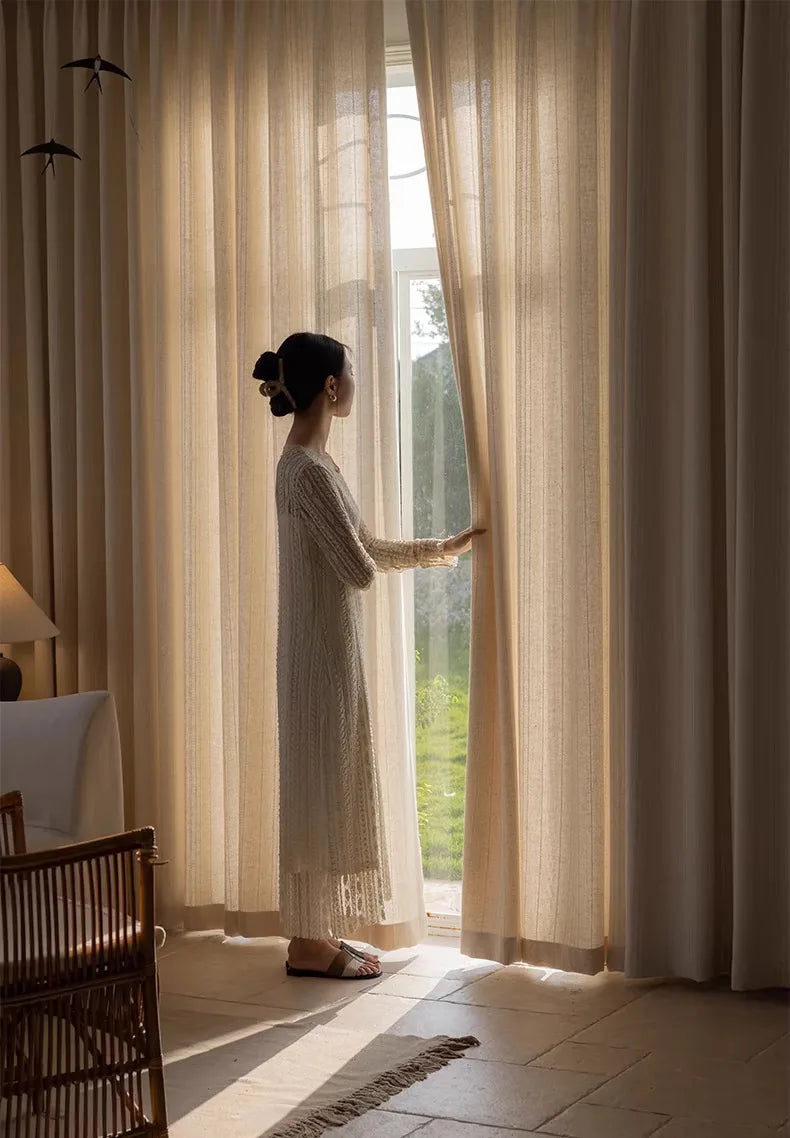 Japanese Gauze Sheer Curtains