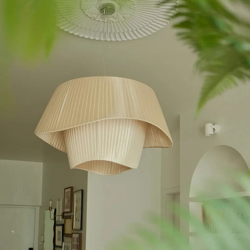 Wabi-Sabi Fabric Pendant Chandelier
