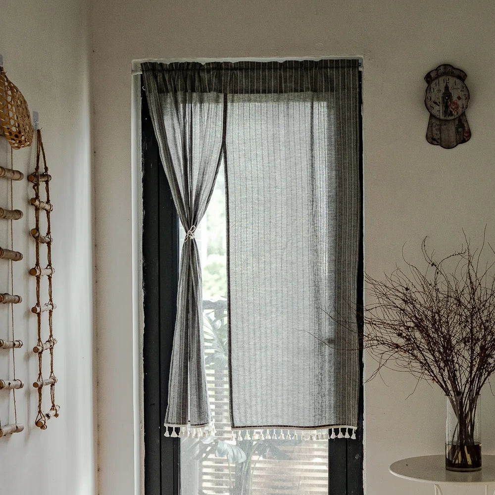 Japanese Cotton-Linen Curtains