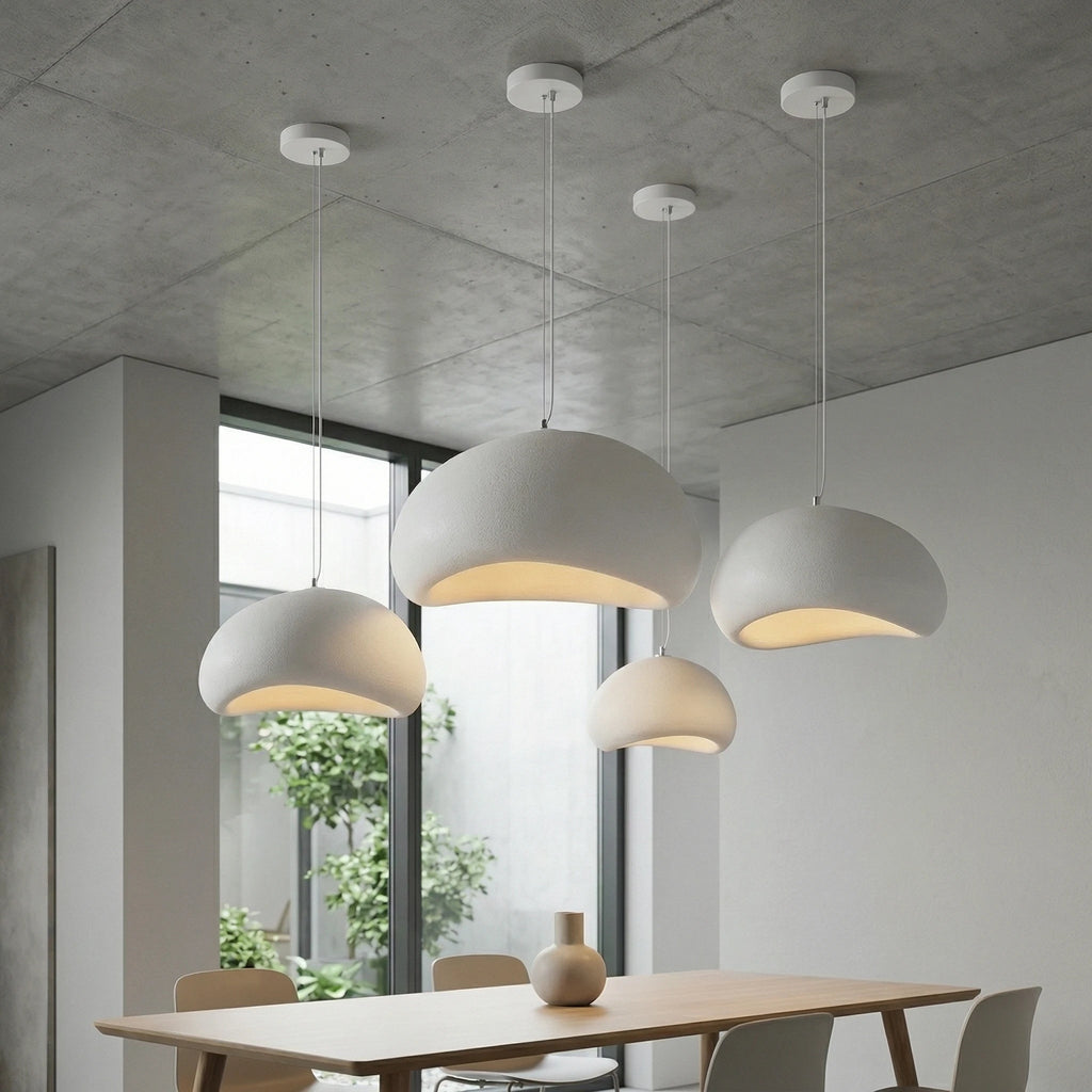 Wabi-Sabi Cement Pendant Chandelier