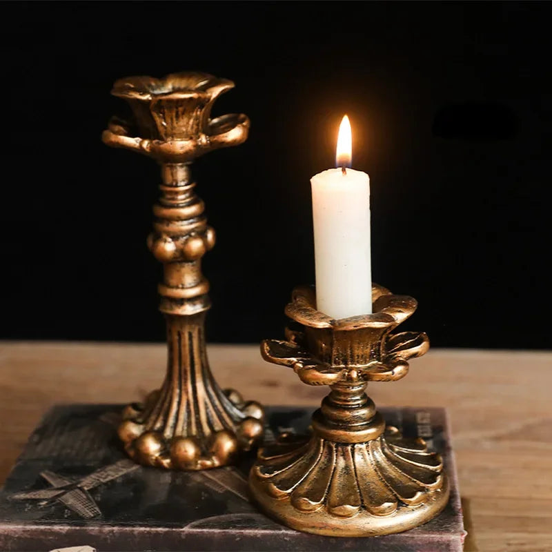 Vintage Resin Candlestick