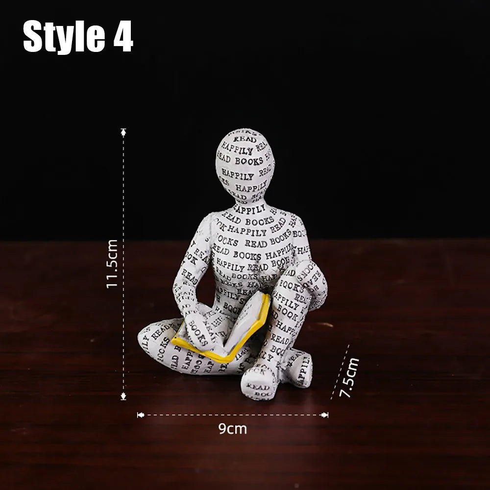 Reading Woman Figurine