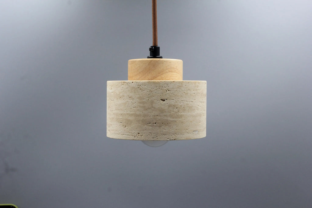 Wabi-Sabi Stone Pendant Lamp