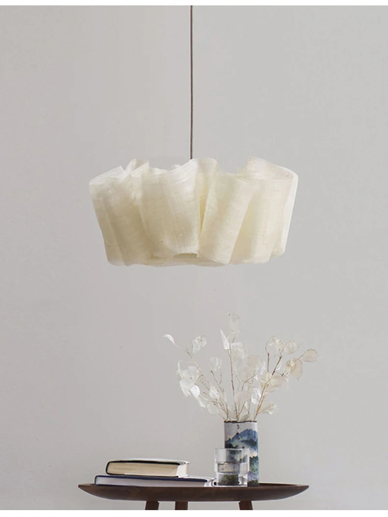 Wabi-Sabi Fabric Pendant Chandelier