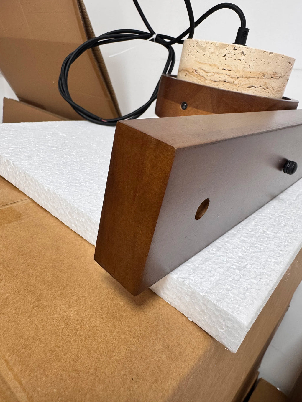 Wabi-Sabi Stone Pendant Lamp