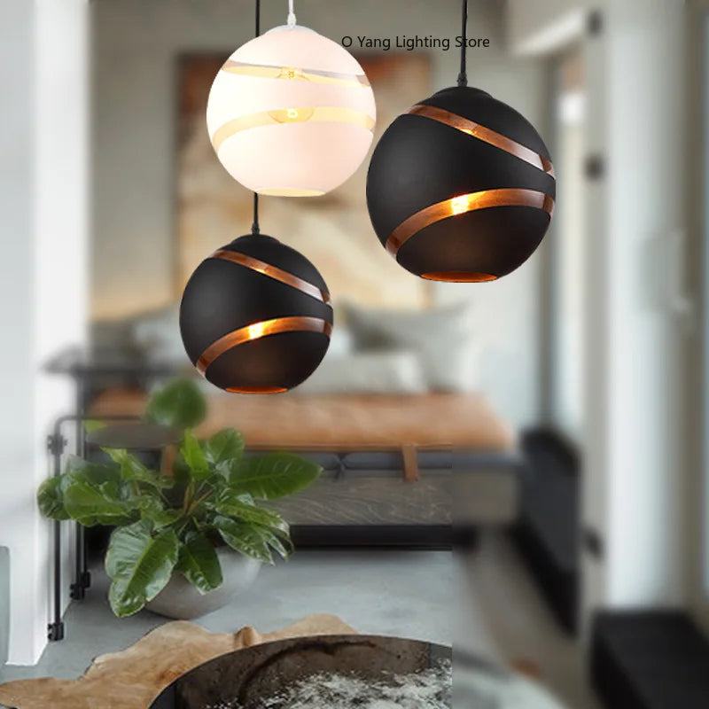 Wabi-Sabi Glass Pendant Lamp