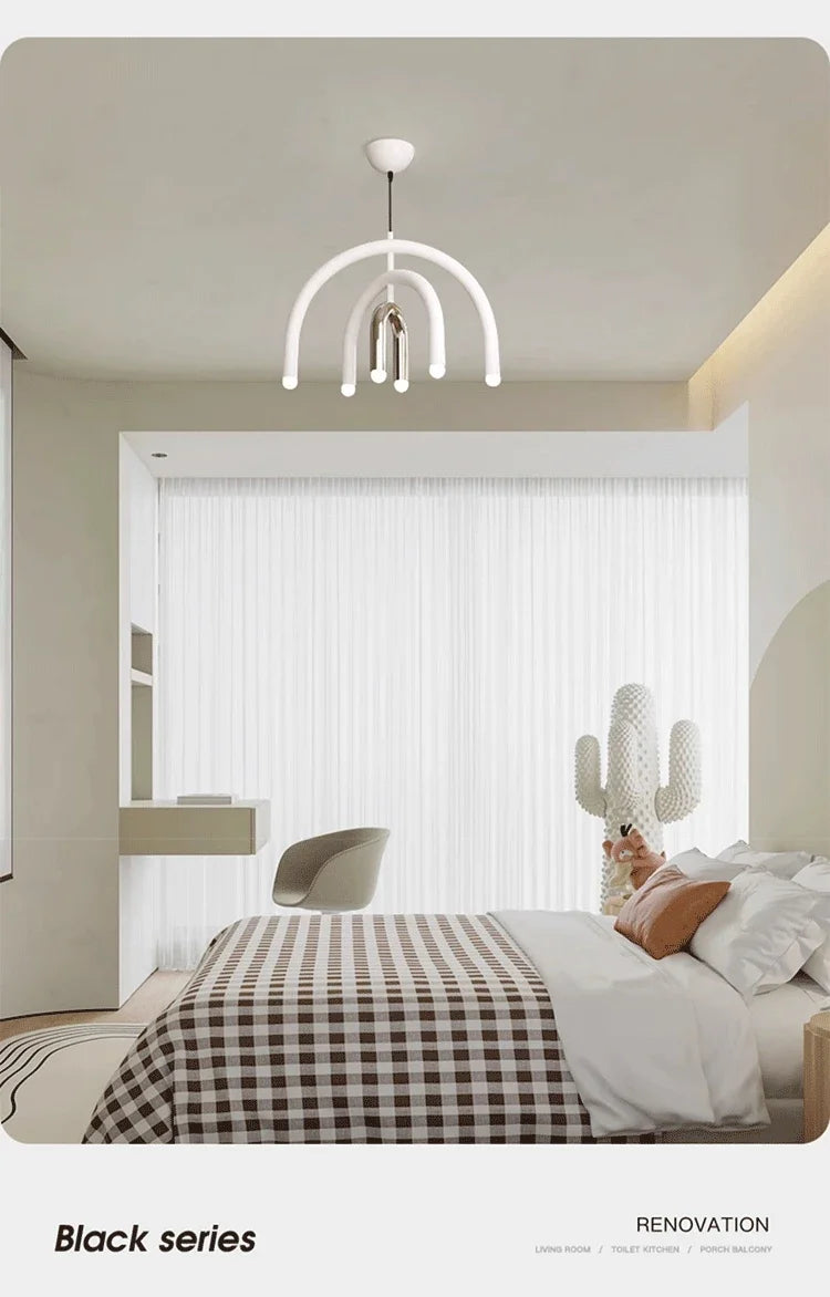 Cream-Style Pendant Chandelier