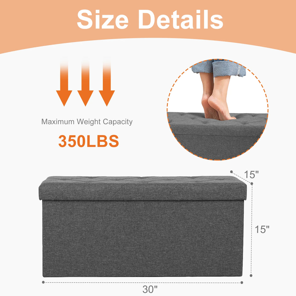 Storage Ottoman Footstool