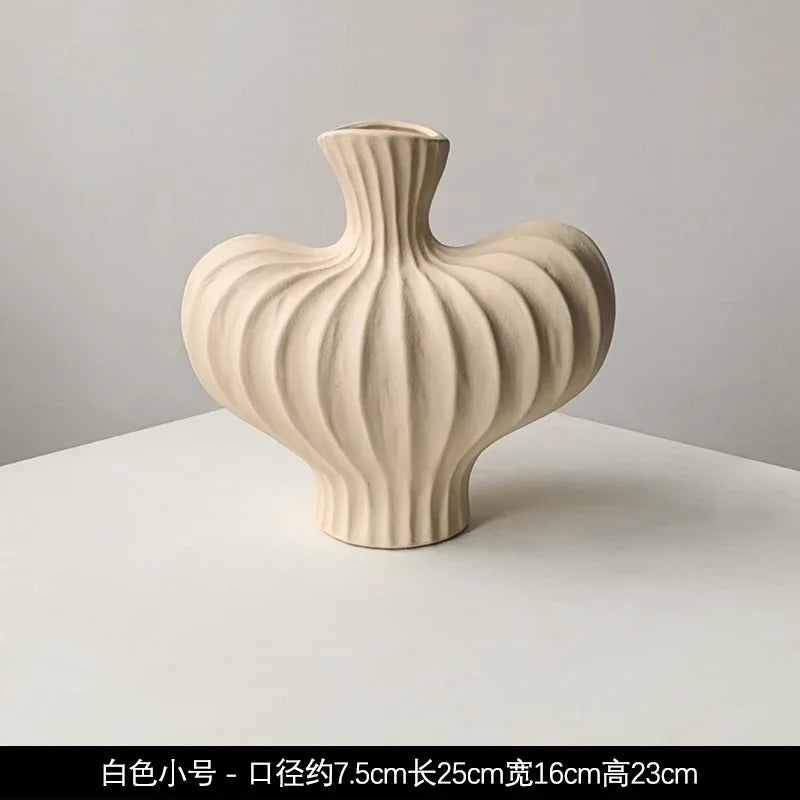 Organic Wabi-Sabi Ceramic Vase