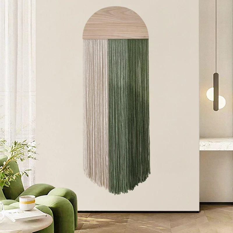 Half-circle Woven Wall Tapestry