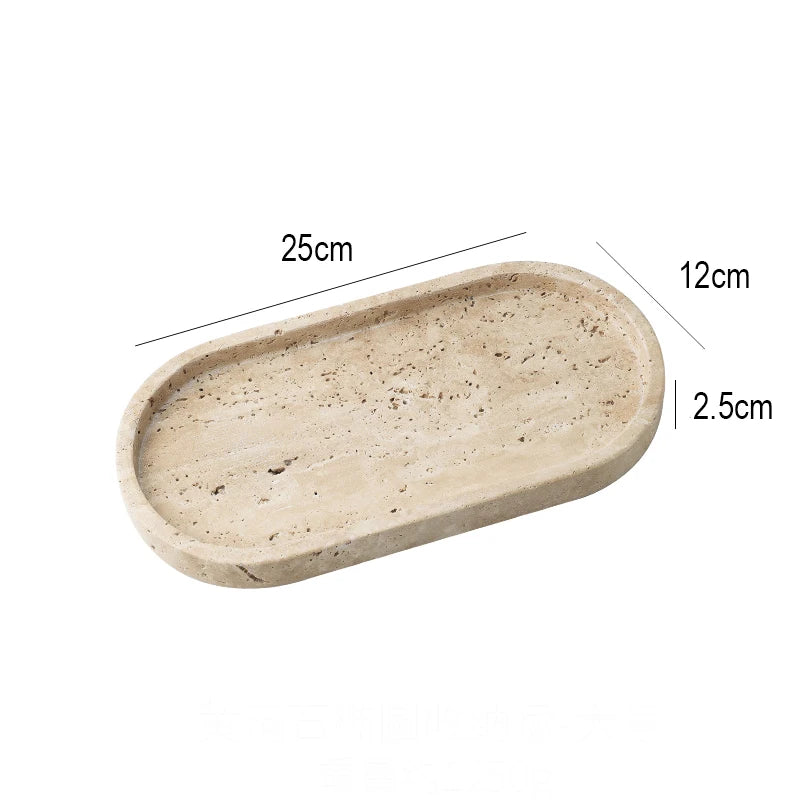 Travertine Display Tray