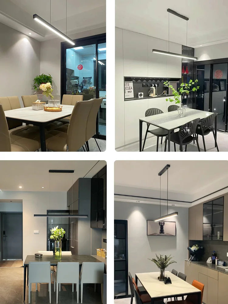 Modern Acrylic Linear Pendant Light