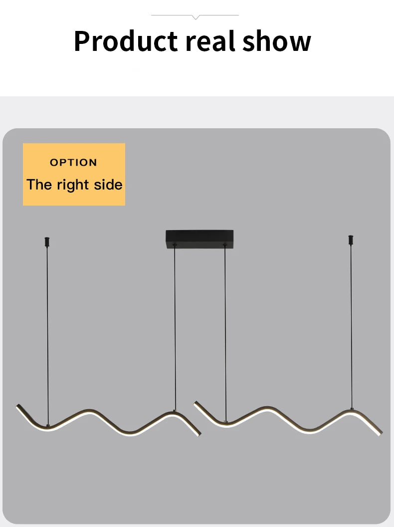 Nordic Linear Pendant Light