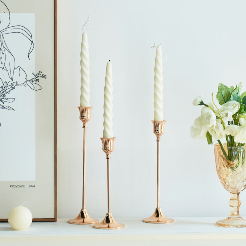 Brass Candlestick (3-Piece Set)